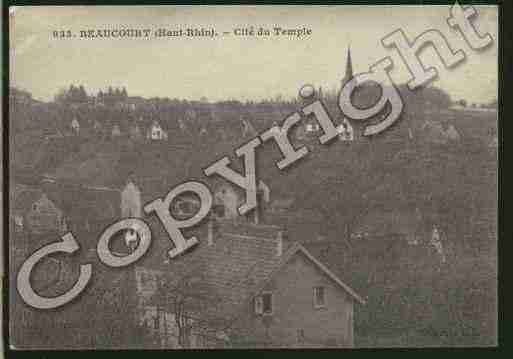 Ville de BEAUCOURT Carte postale ancienne